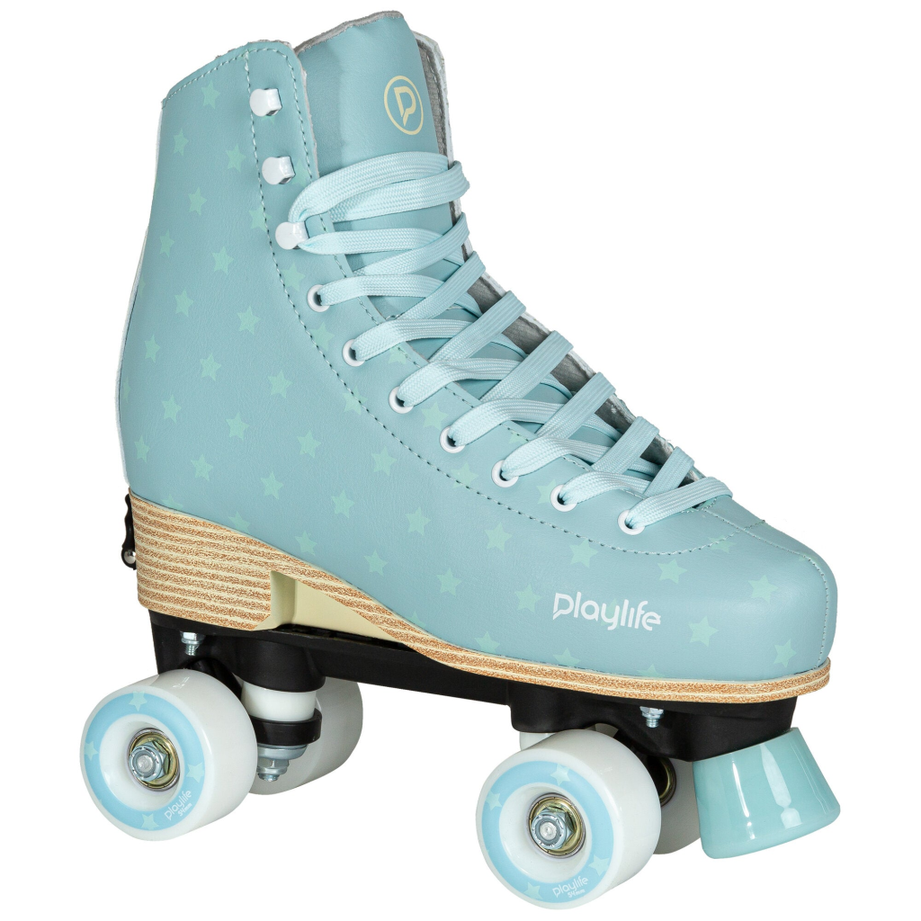 Patine cu role, Playlife, Classic Blue Sky 880328, 31-34 reglabile pe 4 mărimi, roți 54mm 80A, liner textil integrat