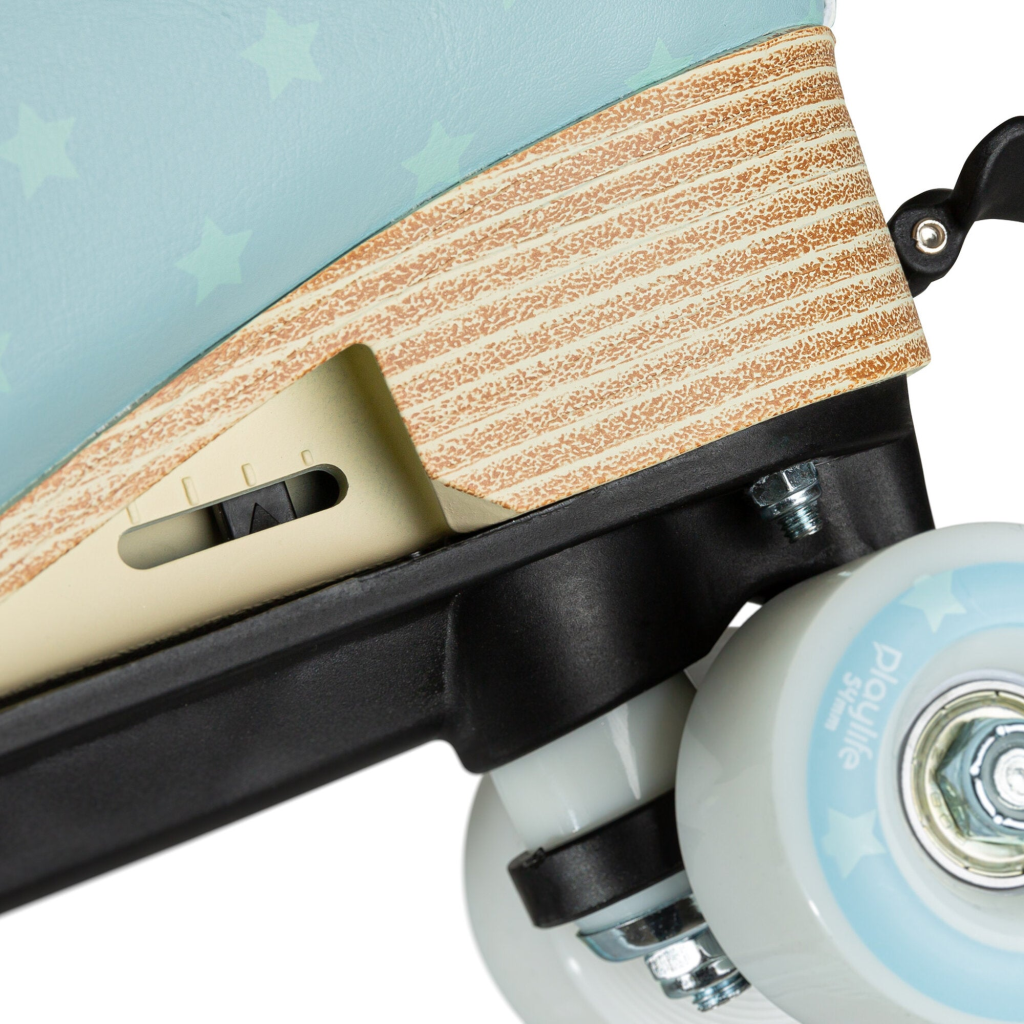 Patine cu role, Playlife, Classic Blue Sky 880328, 31-34 reglabile pe 4 mărimi, roți 54mm 80A, liner textil integrat - imagine 12