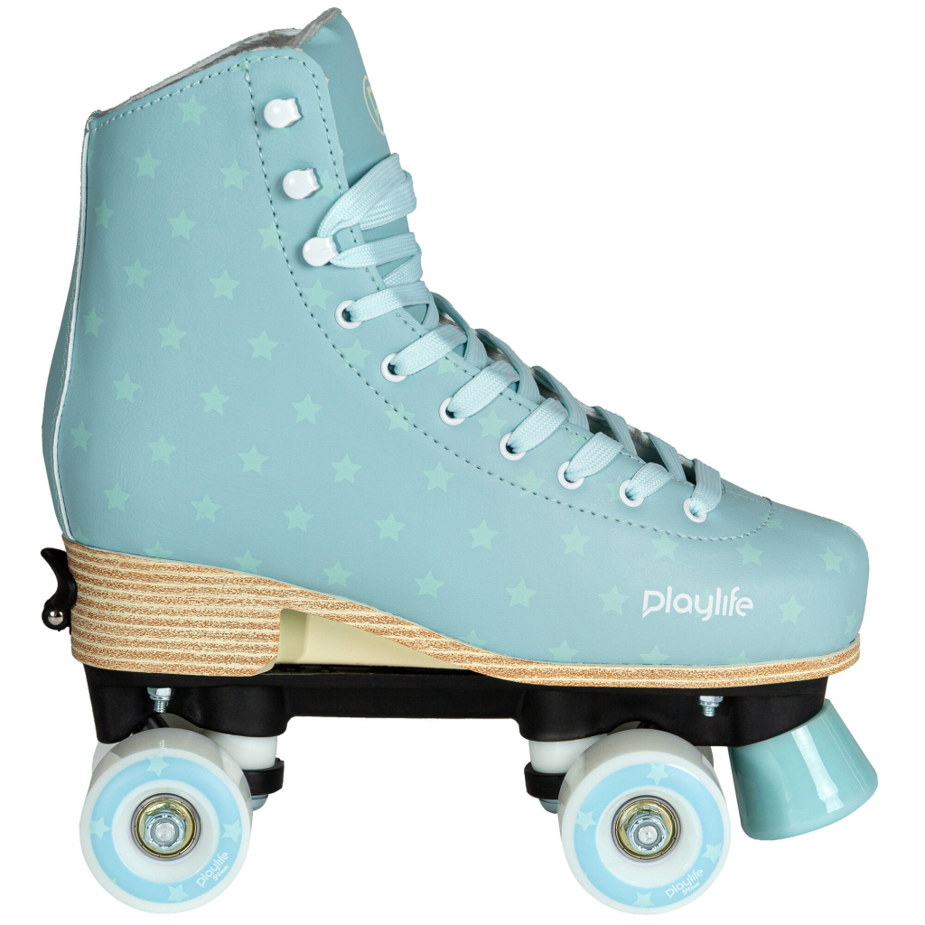 Patine cu role, Playlife, Classic Blue Sky 880328, 31-34 reglabile pe 4 mărimi, roți 54mm 80A, liner textil integrat - imagine 2