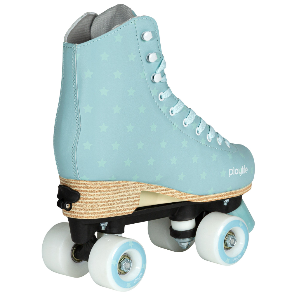 Patine cu role, Playlife, Classic Blue Sky 880328, 31-34 reglabile pe 4 mărimi, roți 54mm 80A, liner textil integrat - imagine 3