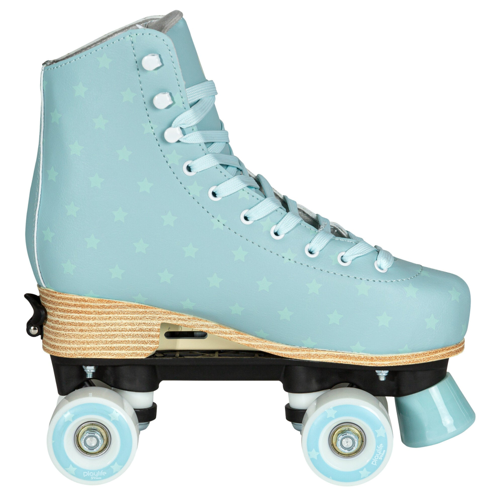 Patine cu role, Playlife, Classic Blue Sky 880328, 31-34 reglabile pe 4 mărimi, roți 54mm 80A, liner textil integrat - imagine 6