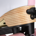 Patine cu role, Playlife, Classic Pale Rose 880329, 31-34 ajustabile pe 4 mărimi, roți 54mm 80A, căptușeală textilă, roz - imagine 8