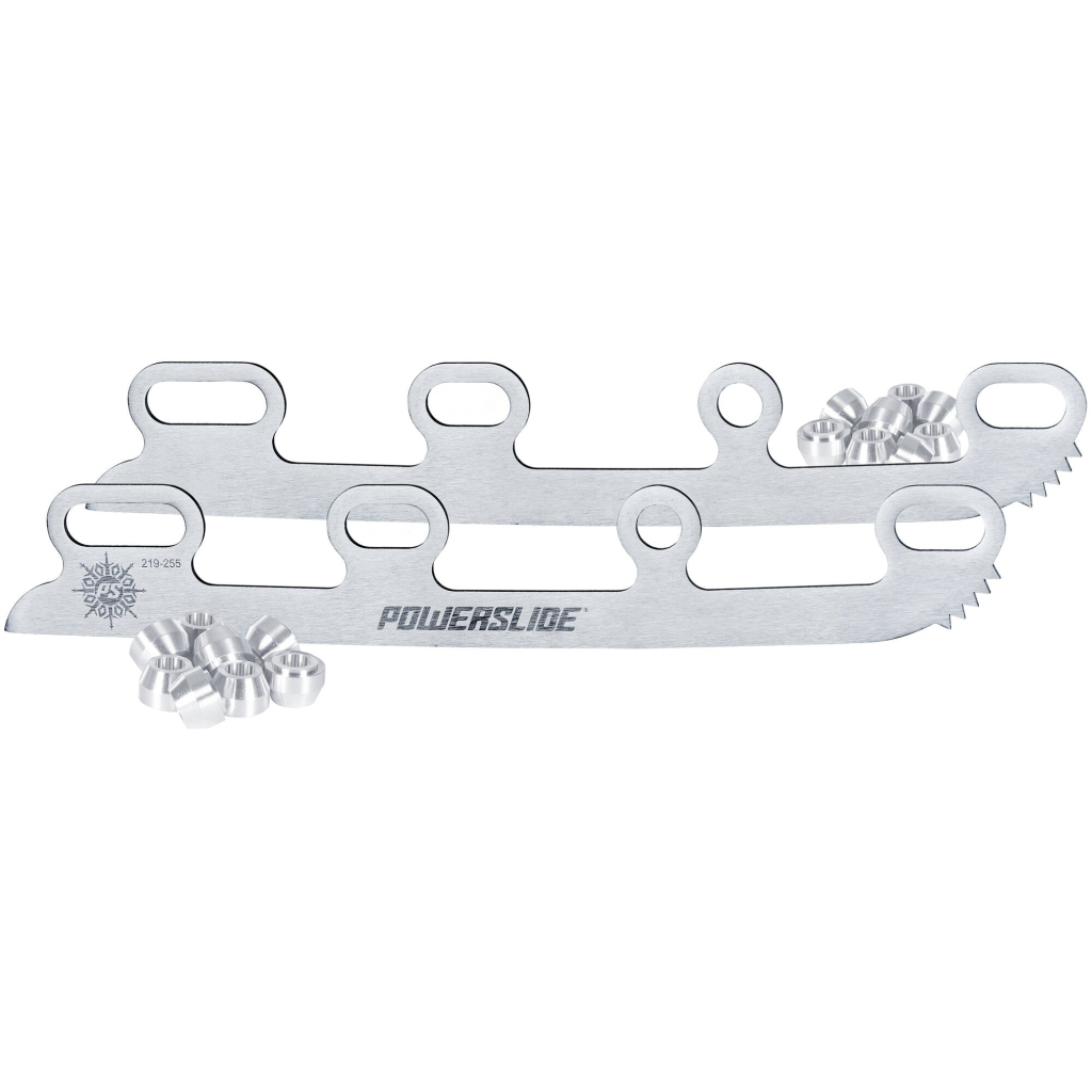 Patine de gheață, Powerslide, Sabres W4 902277, lamă din oțel vanadiu, profil jos, preascuțită