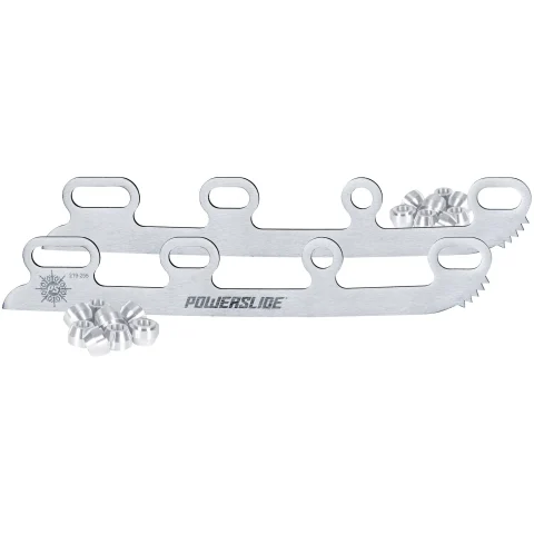 Patine de gheață, Powerslide, Sabres W4 902277, lamă din oțel vanadiu, profil jos, preascuțită