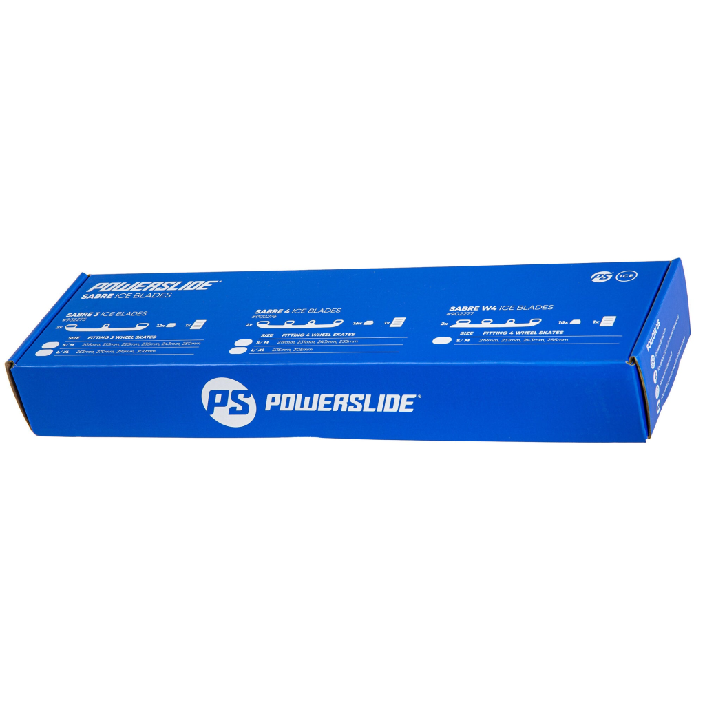 Patine de gheață, Powerslide, Sabres W4 902277, lamă din oțel vanadiu, profil jos, preascuțită - imagine 7