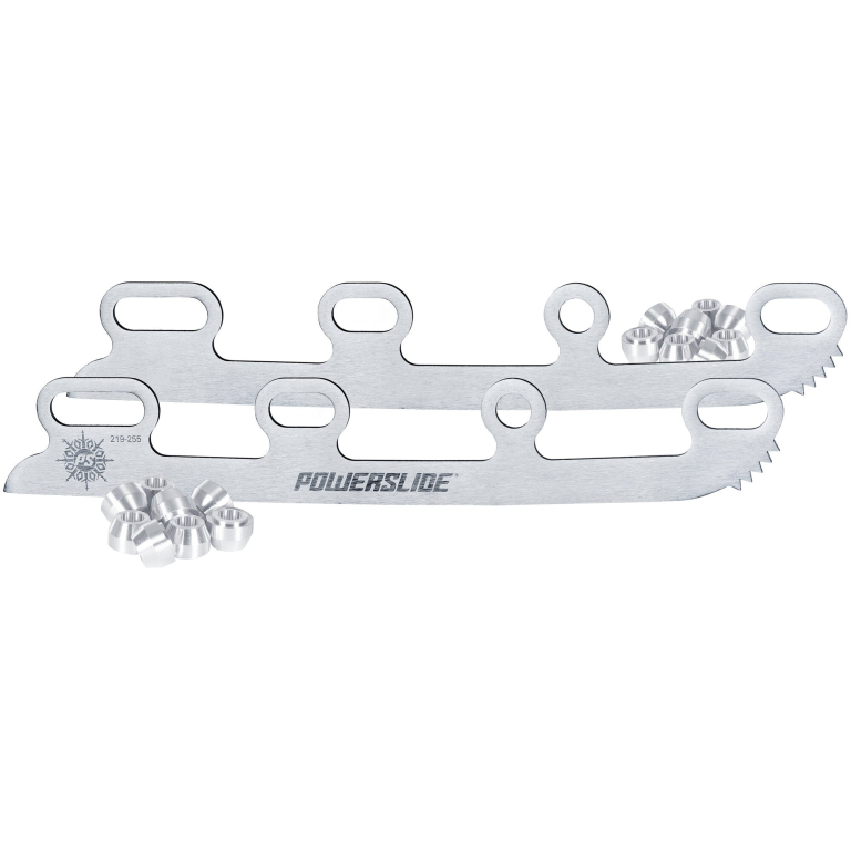 Patine de gheață, Powerslide, Sabres W4 902277, lamă din oțel vanadiu, profil jos, preascuțită