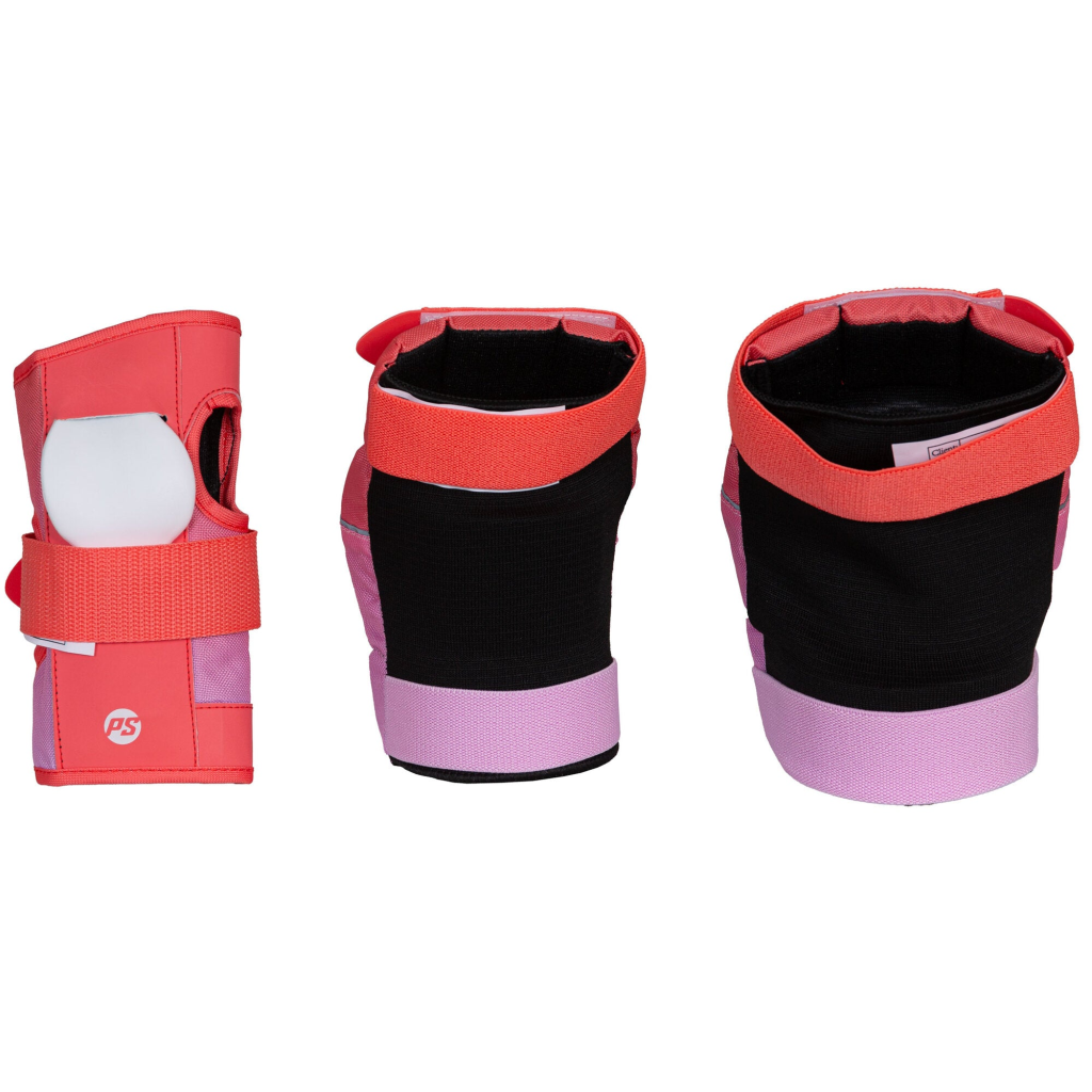 Set protecție, Powerslide, Standard Women 903296, size S, roșu/roz, EVA densă, vegan - imagine 2