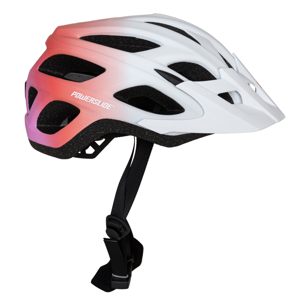 Cască protecție, Powerslide, Road Fading Pink 903321, 58-62 in-mold, ajustabilă, roz - imagine 3