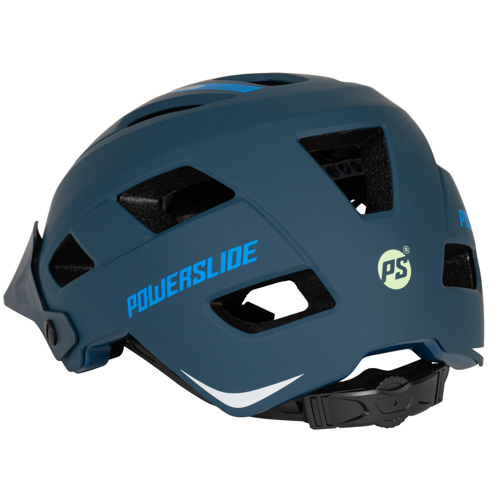Cască protecție, Powerslide, Guard Blue 903328, (55-58) ABS dublu, reglabil, pentru role și bicicletă - imagine 2