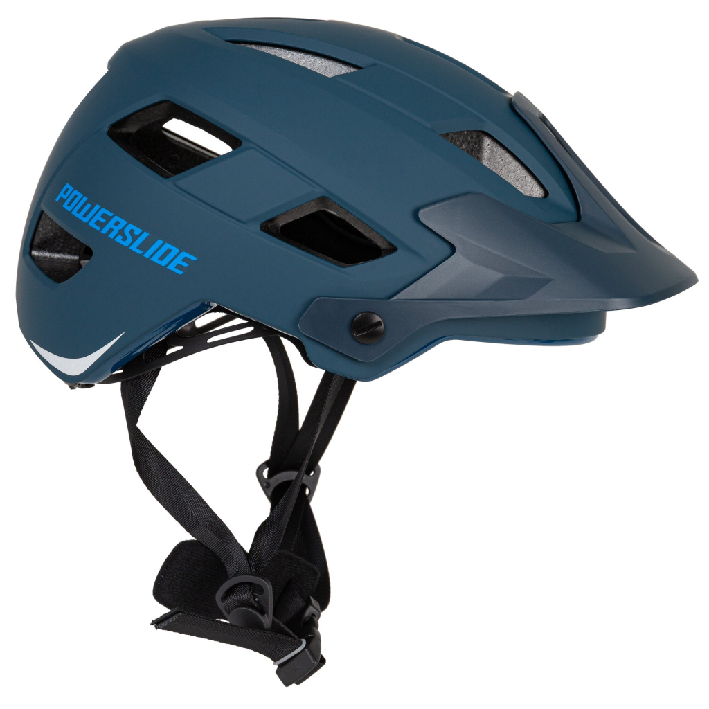 Cască protecție, Powerslide, Guard Blue 903328, (55-58) ABS dublu, reglabil, pentru role și bicicletă - imagine 3