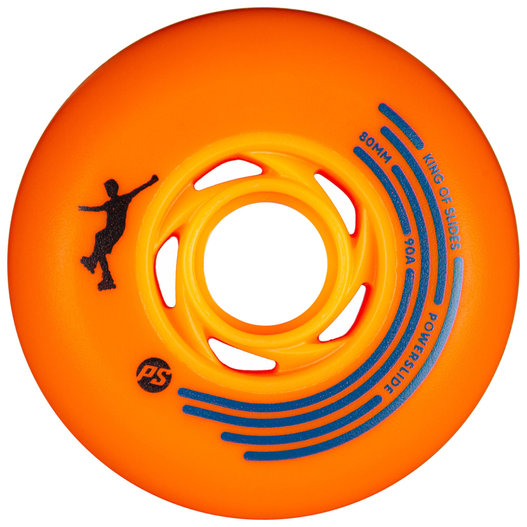 Roti role inline, Powerslide, King of Slides 905452, 80mm, 90A, urban, portocaliu