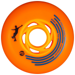 Roti role inline, Powerslide, King of Slides 905452, 80mm, 90A, urban, portocaliu - imagine 1