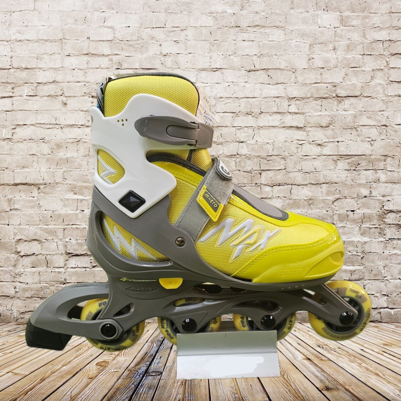 Patine cu role MICRO SKATES 906MAX YELLOW (37-40)