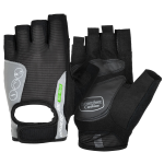 Mănușă de protecție, Powerslide, Nordic Glove 908283, , material aero mesh și piele PU, culoare negru/reflectorizant - imagine 3