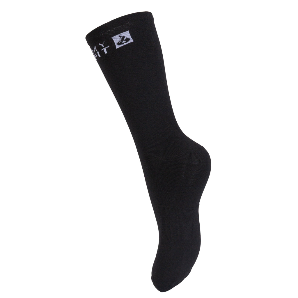 Șosete p-u role, MYFIT, Slipin Nylon 908484, 40-43, negru, pentru patinaj și ciclism - imagine 2