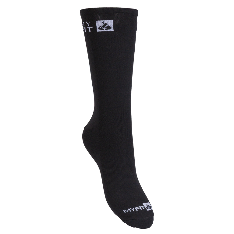 Șosete pentru role, MYFIT, Slipin Nylon 908484, 36-39 negru, performanță ciclism și patinaj