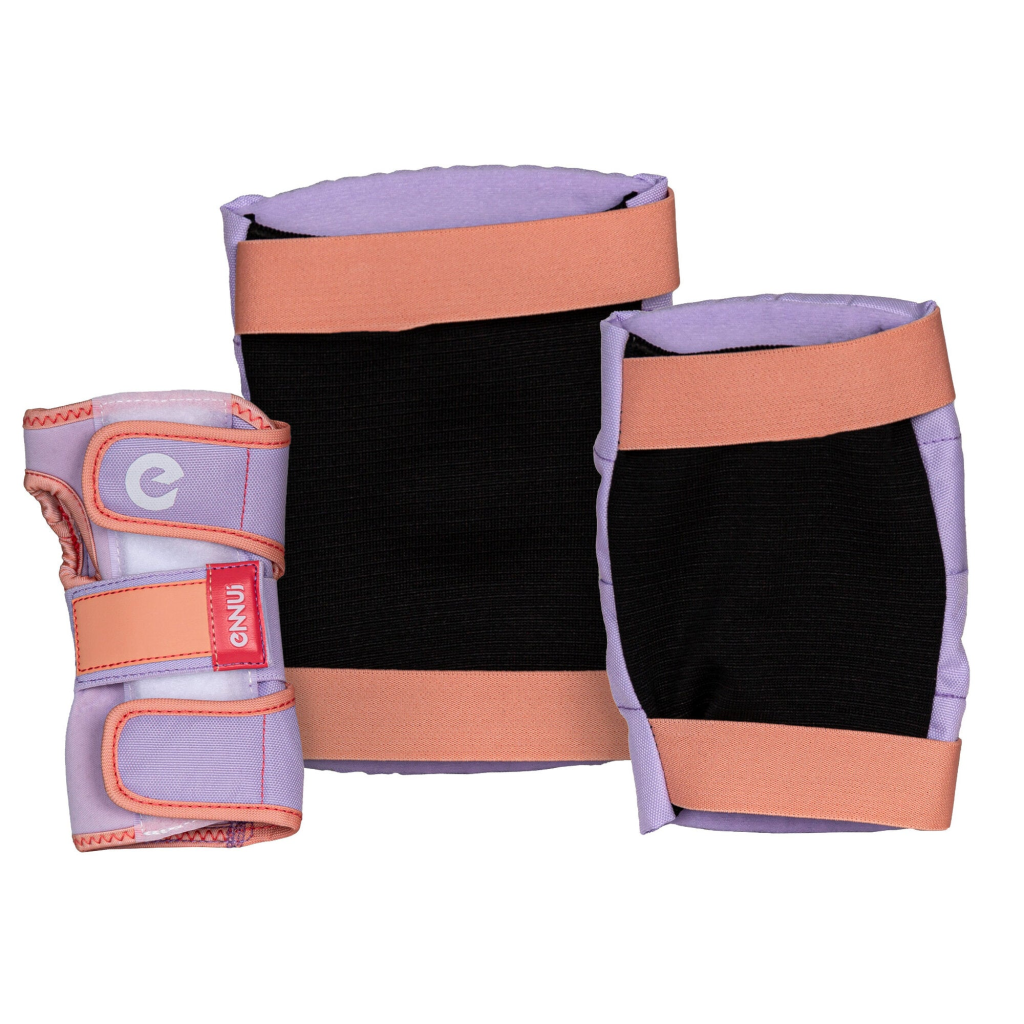 Set protectie, Ennui, Park Set Pastel 920119, size M, multicolor, pentru role, vegan, spuma EVA, curea V-Power - imagine 2