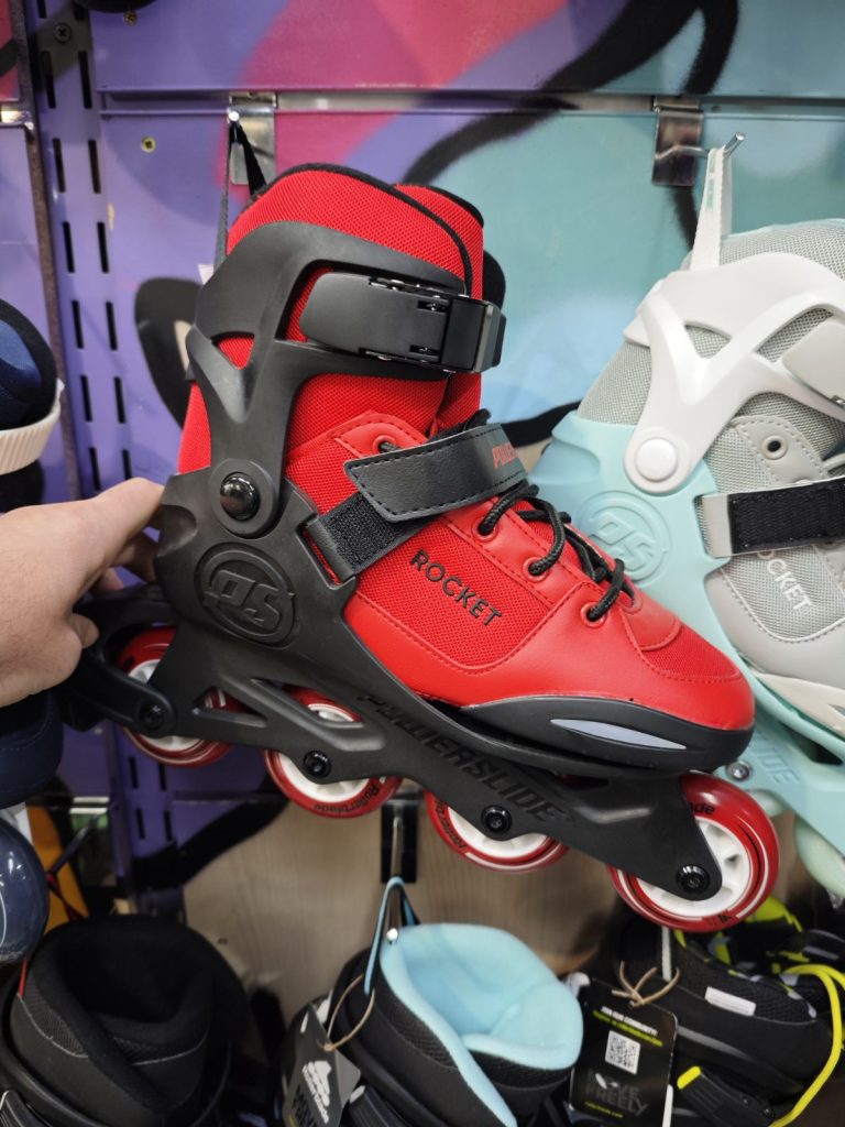Patine cu role POWERSLIDE POWERSLIDE KIDS SKATES Rocket Red