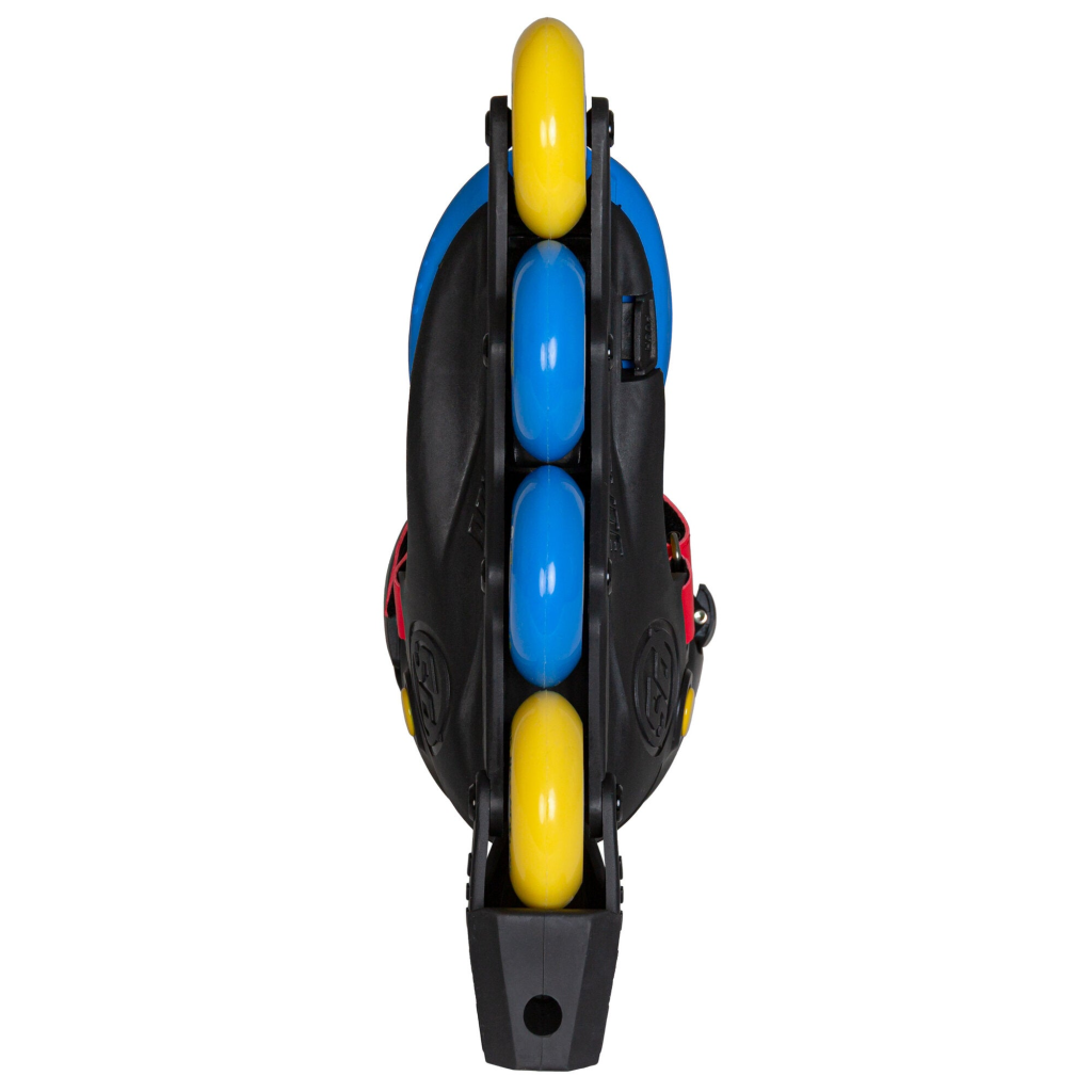 Role pentru fitness, Powerslide, Rocket Motley 940711, 37-40 ajustabile pe 4 mărimi, cadru GFRP, roți 82A, liner EVA - imagine 5