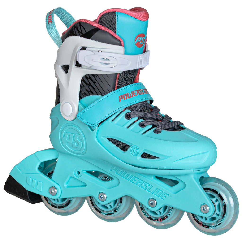 Role pentru fitness, Powerslide, Stargaze Aqua 940714, 33-36, ajustabile pe 4 mărimi, cadru GFRP, roți 82A, liner EVA - imagine 2