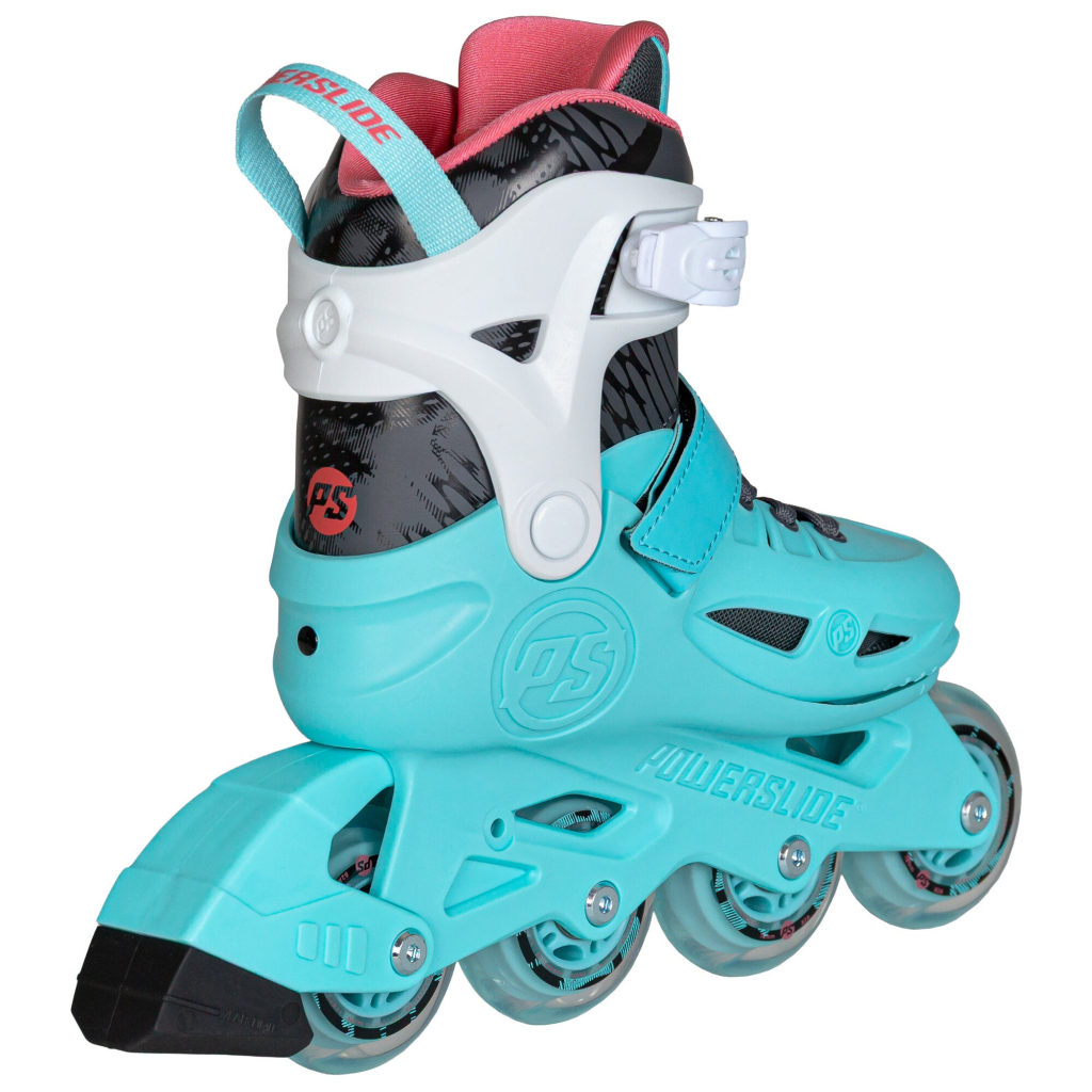 Role pentru fitness, Powerslide, Stargaze Aqua 940714, 33-36, ajustabile pe 4 mărimi, cadru GFRP, roți 82A, liner EVA - imagine 3