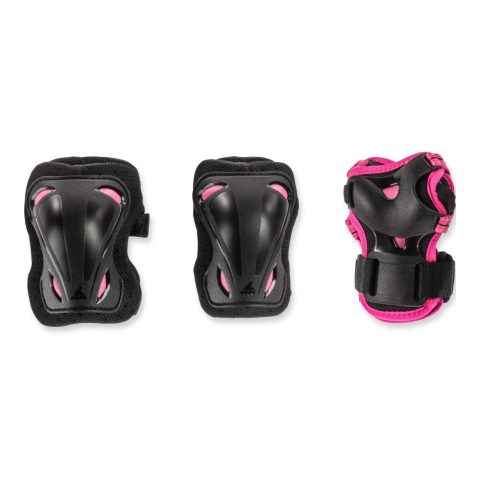 069P03007Y9 Rollerblade SKATE GEAR JUNIOR 3 PACK NERO XS