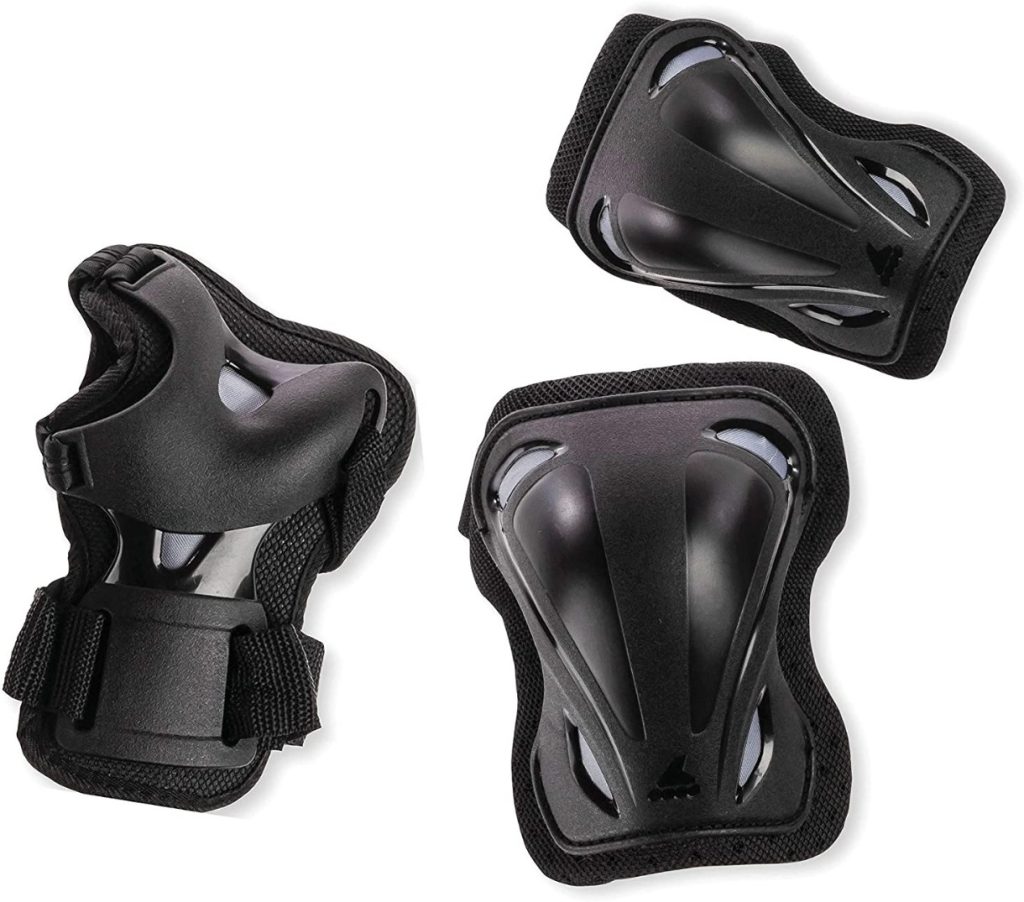 069P0200741 Rollerblade SKATE GEAR JUNIOR 3 PACK BLACK XXXS