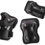 Set protecții copii Rollerblade Skate Gear Junior 3 Pack 069P0200741, negru-roșu, XXS - imagine 2
