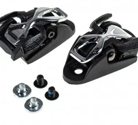 BUK-SPD-SILVER SEBA SPIDER BUCKLE x2 + SCREWS - SILVER