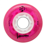 LUWL-LU72-GL-PK SEBA LUMINOUS – LED WHEELS – GLITTER PINK – 72mm/85A – x4 - imagine 1