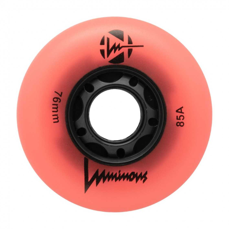 LUWL-LU76-CO-GW SEBA LUMINOUS - LED WHEELS - CORAL GLOW - 76mm/85A - x4