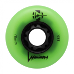 LUWL-LU76-GR-GW SEBA LUMINOUS – LED WHEELS – GREEN GLOW – 76mm/85A – x4 - imagine 1