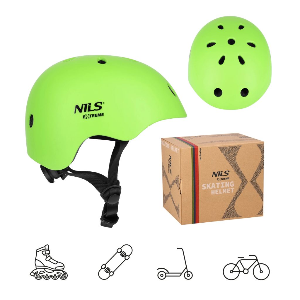 Cască p-u role MT301 Abisal GREEN SIZE XS (48-52cm) HELMET NILS EXTREME