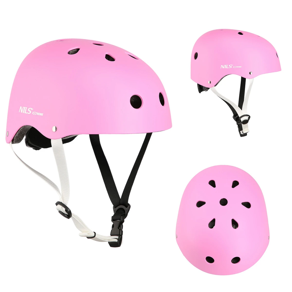 Cască MTW001 Abisal roz, mărime XS (48–52 cm), carcasă ABS, ventilație, fixare sigură