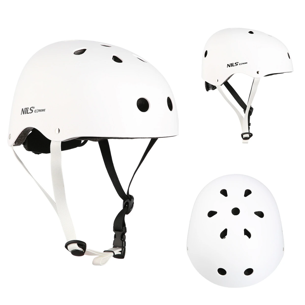 Cască MTW001 Abisal alb, mărime XS (48–52 cm), ventilație, carcasă ABS, fixare sigură