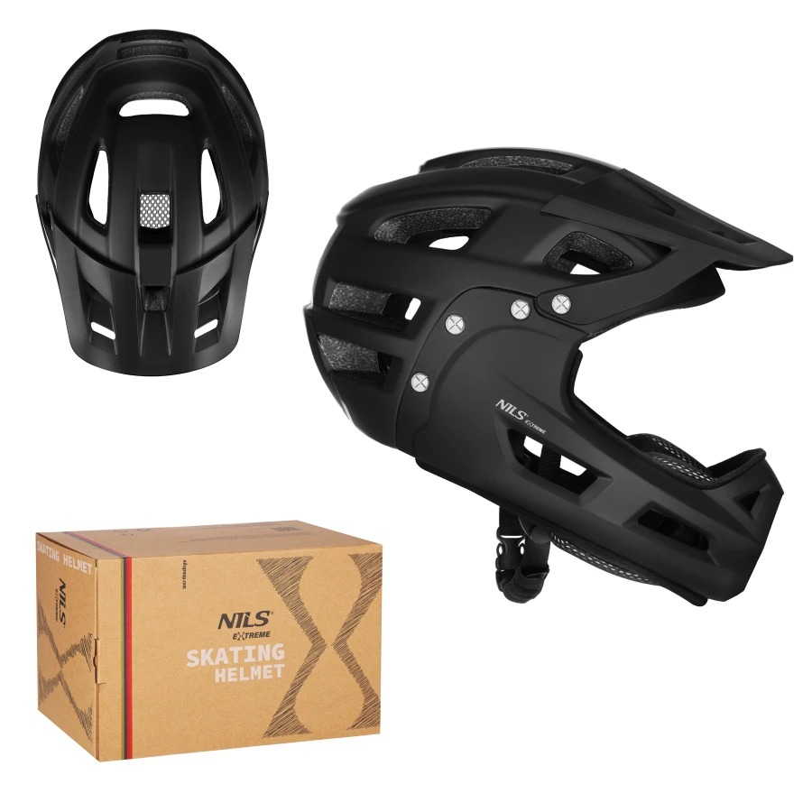 Cască integrală, Nils Extreme, MTW101 | L: 58-61 cm, Greutate: 520 g, Material carcasa: PC + EPS, Internal protective material: yes - imagine 2
