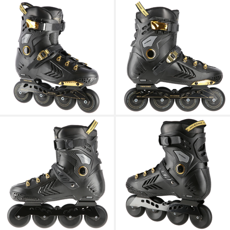 NA20002 Abisal Ролики BLACK-GOLD SLALOM 43