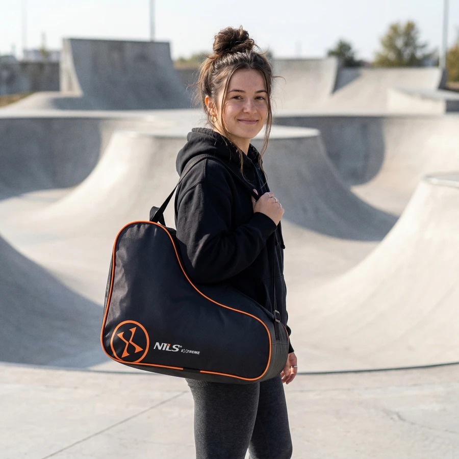 Geantă role, Nils Extreme, TS101 | Material: 420D nylon, Model: TS101, Type: inline skate bag – one-shoulder - imagine 2