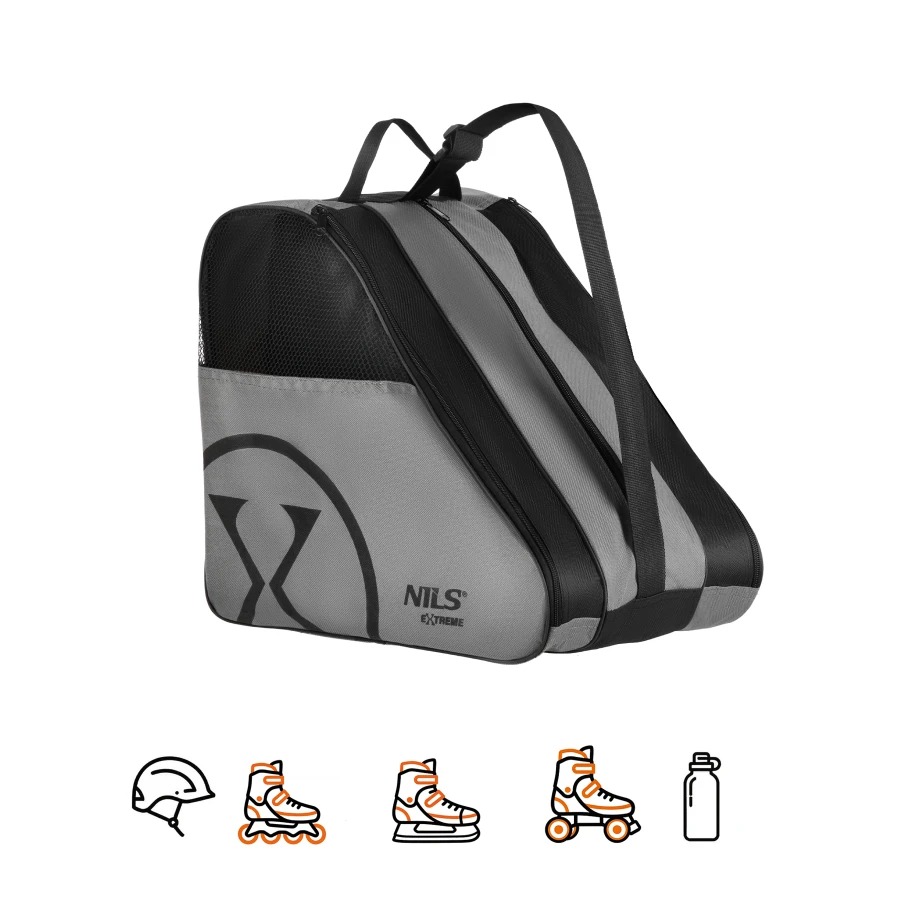 Geantă patine, Nils Extreme, TS110 | Material: PE, Model: TS110, Culoare: grey - imagine 3