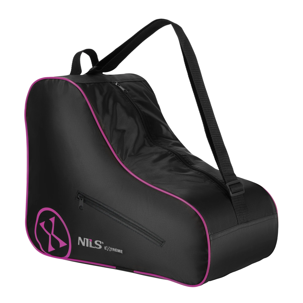 Geantă pentru role TS306 Abisal INLINE SKATE BAG – brand ABISAL, culoare roz, mărime unică, capacitate ~10 l, compartiment cu fermoar, buzunar pentru protecții, mânere și curea de umăr.