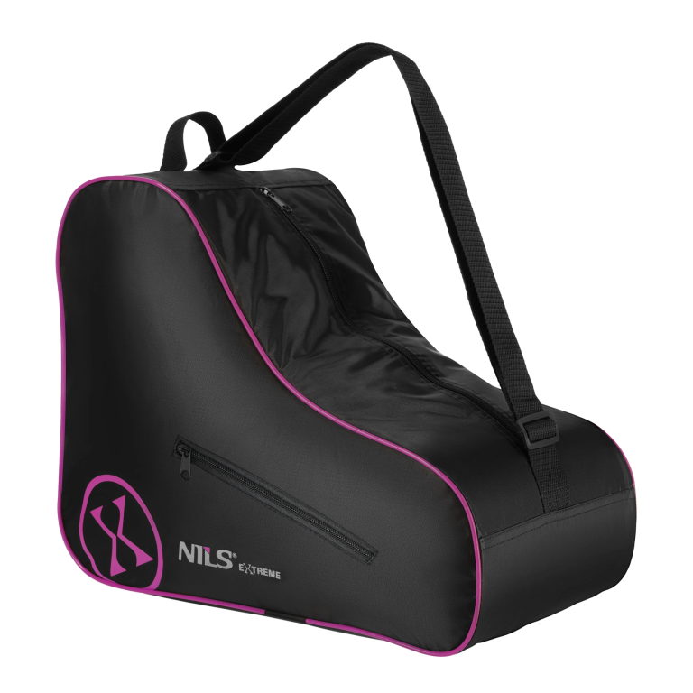 Geantă pentru role TS306 Abisal INLINE SKATE BAG – brand ABISAL, culoare roz, mărime unică, capacitate ~10 l, compartiment cu fermoar, buzunar pentru protecții, mânere și curea de umăr.