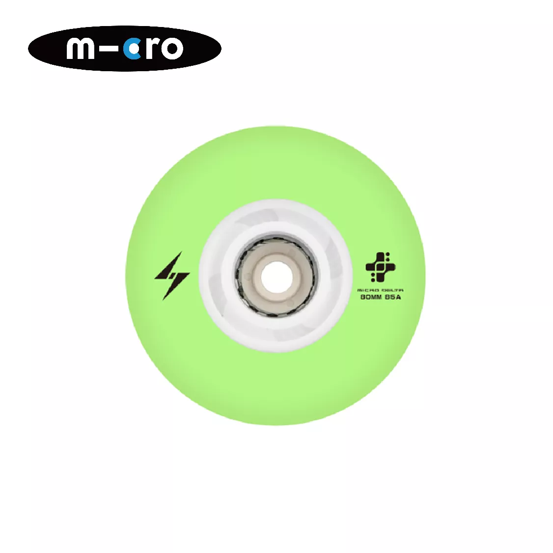 Roți MICRO SKATES FLASH WHEELS 80mm 4pcs/box (Green)
