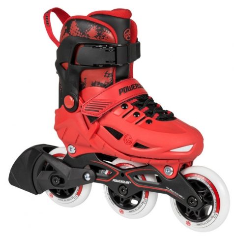 Patine cu role POWERSLIDE PHUZION KIDS SKATES Universe red, Hardboot
