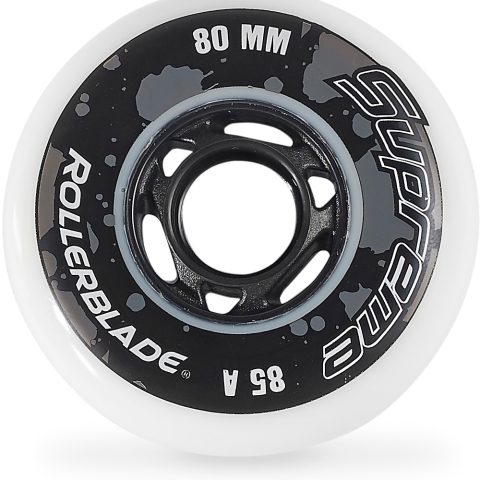 Roți pentru role Rollerblade 80 mm - 85A, model 800663, 8 bucăți